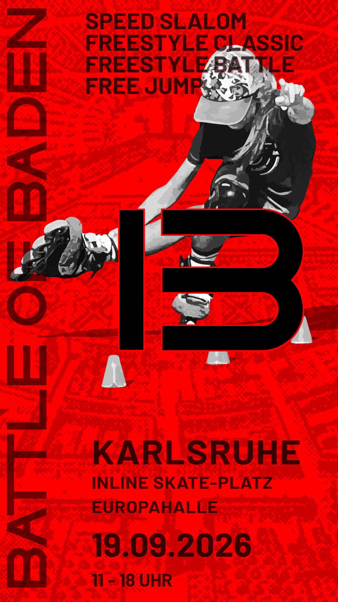 Inline Freestyle Event BATTLE OF BADEN in Karlsruhe
